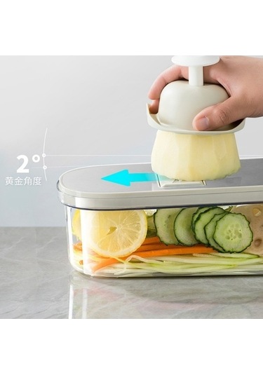 Wondernest Sebze Patates Paslanmaz Parçalayıcı, Lichen Kesici, Mat Çelik Wh Gri