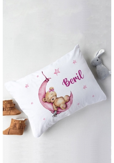 Lilabio %100 Organik Isme Özel Isimli Yazlık 10lu Hastane Çıkışı Ayıcık Ekru