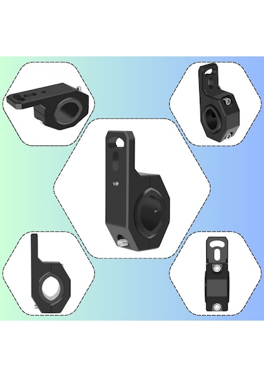 Motosiklet Gidon Koruma Demiri Sis Farı 2 Adet Montaj Ayağı Braket Alüminyum 18-32mm Ayarlanabilir