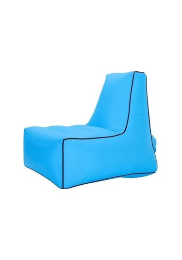 Prestigegoods Bb1082 Şişme Kanepe Yatak, 70x65x60cm, Gökyüzü Mavi, Dış Mekan, Katlanır, Taşınabilir Mavi