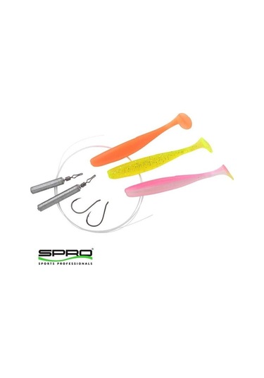 Spro Dropshot Sit 6,5cm Silikon Yem Seti Flash