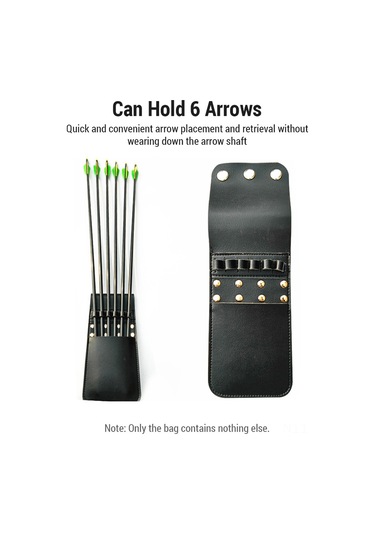 Aubyhe 6 Ok Depolayan Deri Mikrofiber Ok Çantası - Hızlı Erişim, Güvenli Sabitleme, Outdoor Okçuluk Antremanı İçin Pembe