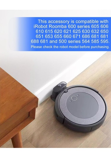 Xurunkeji İrobot Roomba 600 Serisi 605 606 Ve 500 Serisi 564 585 595 İçin Yedek Parça Fırçalar, Filtre, Fırça Aksesuar Seti
