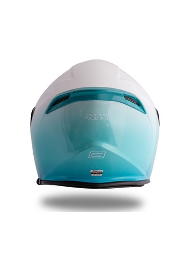Palio 2.0 Deepsky Mavi-beyaz Güneş Vizörlü Açık Kask C1 Siyah