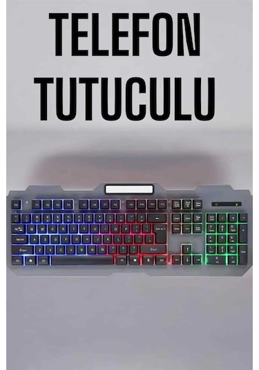 Mey Najmaddin Q Klavye Rgb Işıklı Klavye Ve Mouse Seti Kablolu Mouse liş Najmaddin