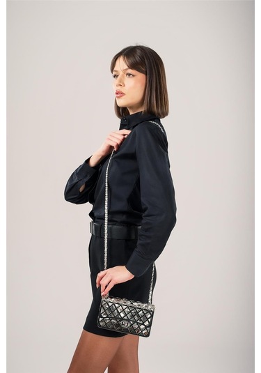 Ççs Kadın 17772 Omuz Askılı El Çantası GÜMÜŞ