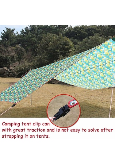 Çadır Kelepçesi 6 Adet Plastik Branda Kelepçesi Dış Mekan Çadır Kelepçeleri Diğer