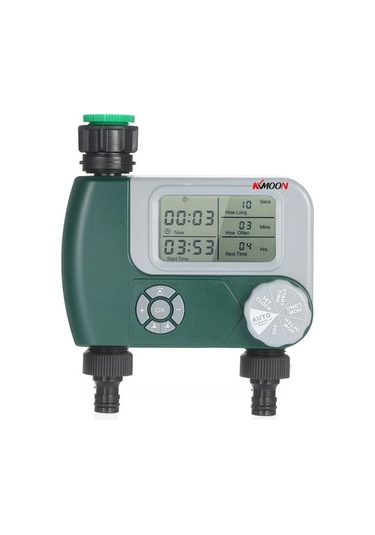 Programlanabilir Dijital Musluk Zamanlayıcı - Yeşil 4189 Yeşil