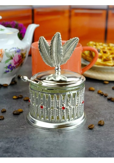 Repast Şekerlik Ve Kaşık 10x15 Cm 267568353 Gri