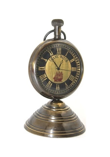 Masa Üstü Pirinç Saat Model 5