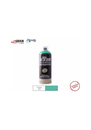 Artdeco Akrilik Sprey Boya 400 Ml Turkuaz  Y-400-570