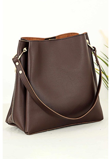 Nicolo İçi Süet Aksesuarlı Kadın Omuz Çantası BP-4713O