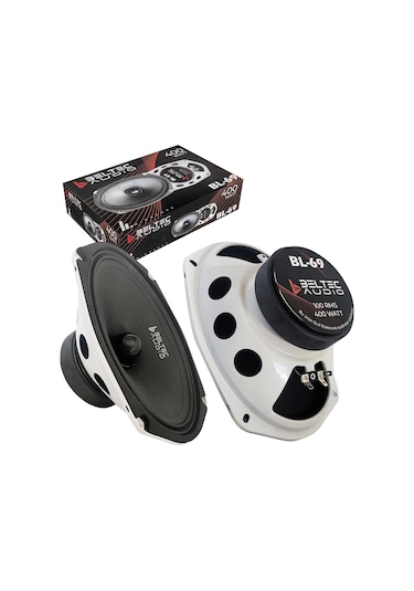 Dynamat Beltec Audio Bl-69 Oto Midrange Oval 6x9 İnç 400 Watt Maksimum 100w Rms 2 Adet