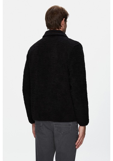 Sınead Siyah Polar Standard Fit Erkek Ceket Siyah