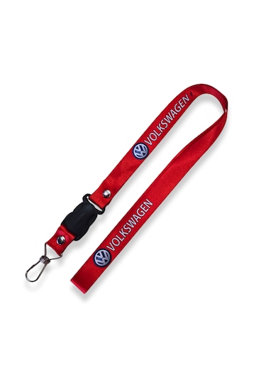 Volkswagen Kırmızı / Mavi Oto Ayna Askısı & Anahtarlıklı Ayna Ipi