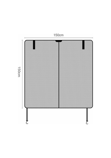 Dancemonkey Araba Bagaj Kapağı Manyetik Sivrisinek Ekranı, Güneş Koruyucu
