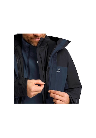 Jack Wolfskin Jack Wolfskın Wıld Places 3ın1 Jkt M Erkek Midnight Sky Outdoor Ceketi A65257-c0412 Lacivert