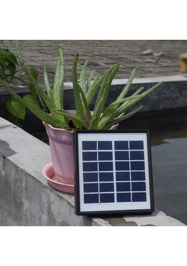 Lemestar Güneş Enerjili Akvaryum Oksijen Pompası - 3600mah Pil İle Uzun Süreli Çalışma