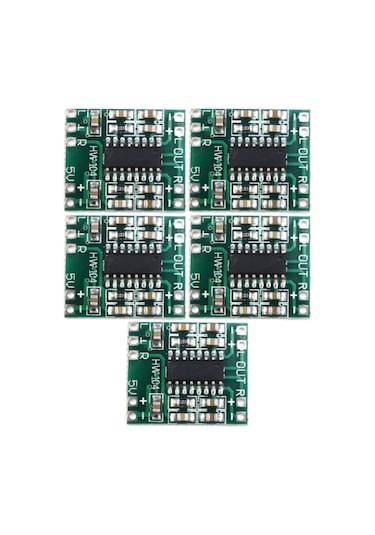 5 Adet Pam8403 Dijital Stereo D Class 2 X 3w Amfi Amplifikatör