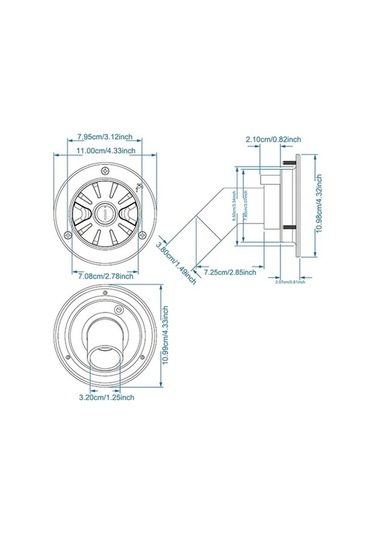 Trendooze Gaojunshop01 Siyah 80mm Kilitlenebilir Karavan Tekne Kapak 10mm Havalandırmalı Su Dolum Black Edition Siyah