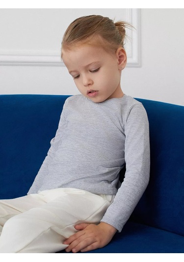 Mami-kids Yenidoğanlar İçin Uzun Kollu Body, Çocuklar İçin Koza 223418606 Gri