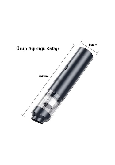 Ally Elektrikli Araç Süpürgesi - Araba Süpürgesi - Oto Süpürge - Mini Süpürge St-6675c