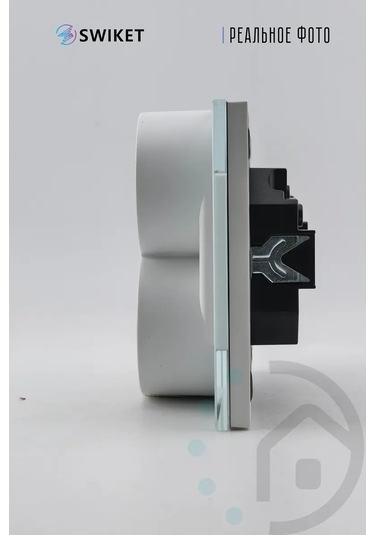 Lajt Haus Çiftli Cam Gömme Topraklamalı Priz 390145015 Çift Priz