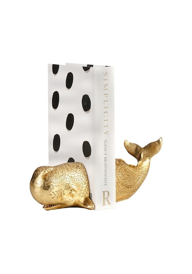 Vitale Balina Kitap Tutacağı Gold Ak.ıd0116
