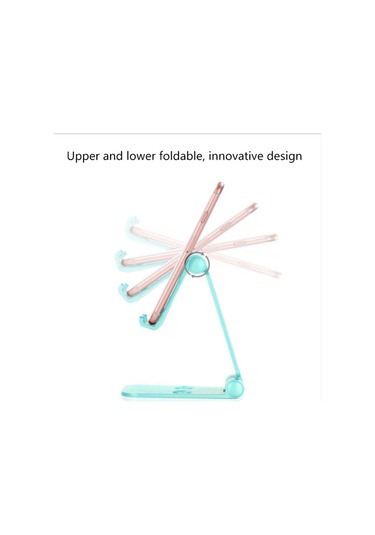 Gümüş Vaorlo Çok Açılı Ayarlanabilir Taşınabilir Telefon Tembel Montaj Evrensel Katlanabilir Tablet Telefon Standı Samsung Uyumlu İpad İçin