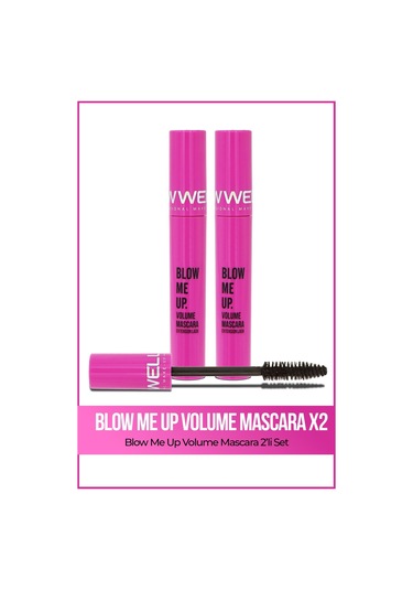 2x Blow Me Up Volume Mascara 8 Ml İkili Set 0