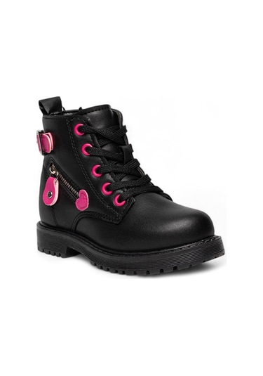 Trender Polact Patik 24046 Siyah-pembe Kız Çocuk Bot & Bootie Dm05c24046 Siyah-pembe