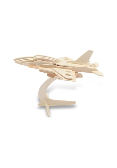 Woodcraft Ahşap Maket  F-16 Fighter Plane 3D Maket