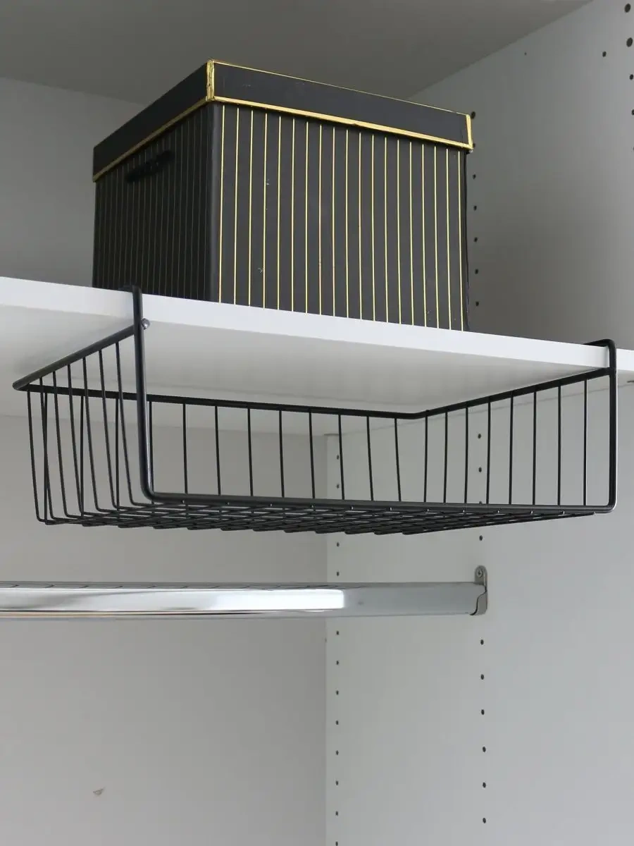 Domersi Mutfağa Metal Askılı Depolama Sepeti 75744275 Siyah