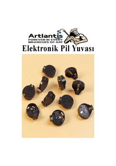 Elektronik Pil Yatağı 3 Volt 3 Adet Cr2032 Cr2025 Cr2016 Para Düğme Pil Yatağı Rcb Pil Tutucu Bios Devre Kart