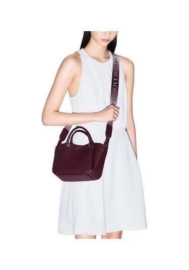 Armani Exchange Kadın El Ve Çapraz Askılı Çanta 942927cc783 Bordo