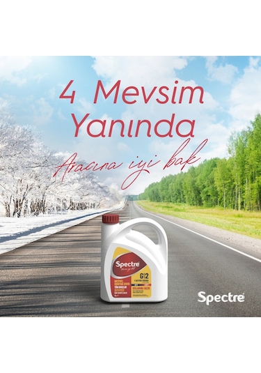 Spectre G12 Kırmızı Süper -40 Antifriz Kışlık Cam Suyu N11.257