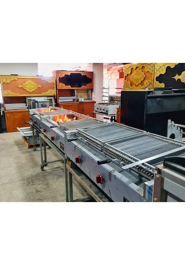 Gazlı Lav Taşlı Izgara Mangal Endüstriyel Diğer