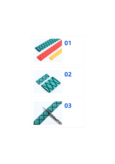 Homyl Isıyla Daralan Çubuk Sarma 3:1 Elektrik Yeşil-35mm