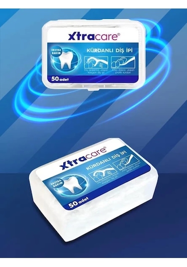 Xtracare Kürdanlı Diş İpi 50'li
