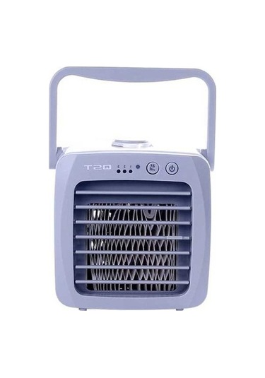 Ebitda Mini Taşınabilir Klima Fanı - Usb Soğutma, Nemlendirme, Arıtıcı - Beyaz - 130x130mm - Ev & Ofis İçin