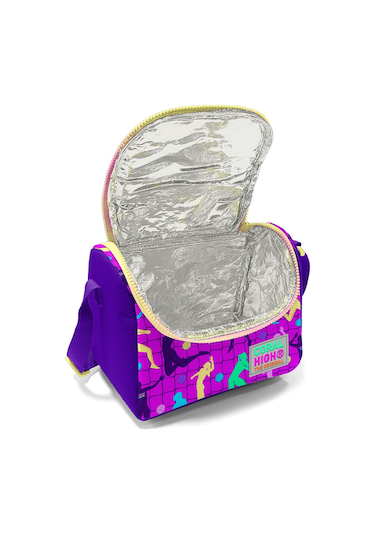 Coral High Kids Pembe Mor Voleybol Desenli Thermo Beslenme Çantası 11761