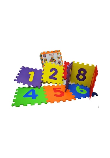 Matrax Eva Yer Matı Oyun Karosu Eğitici Rakamlar Puzzle