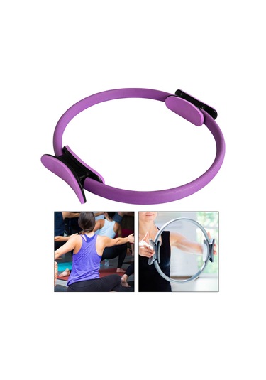Suntek Pilates Ring Tonlama Uyluk Bacaklar Direnç Yoga Mor Mor