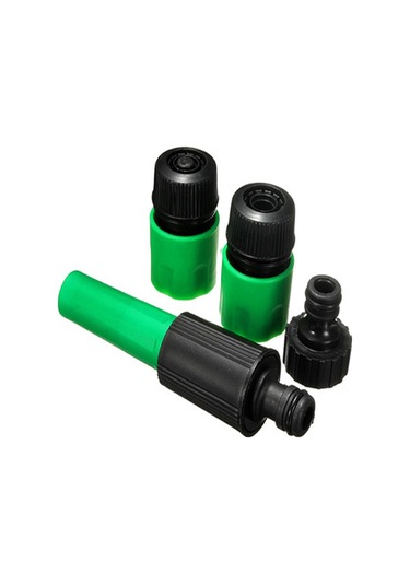 Plasyay Ayarlı Fıskiye Ve Hortum Bağlantı Aparatları Yeşil Yeşil