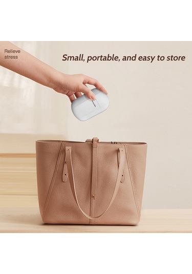 Ruicoo Portatif Düşük Frekanslı Puls Massage Aleti - Bacak, Bel, Omuz, Boyun İçin Mini Masajcı - 2 Ana Ünite + 2 Yama + Şarj Kutusu + Kumanda - Siyah Siyah