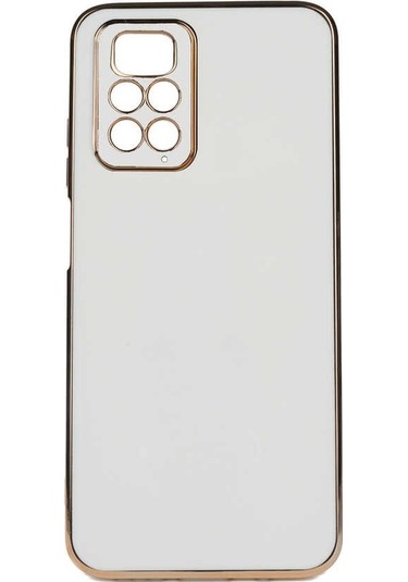 Xiaomi Redmi Note 11S Global Kılıf Bark Kenarları Altın Renk