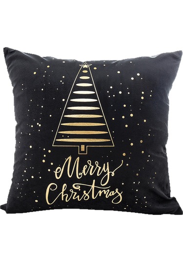 Cartoon Hand-painted Style Christmas Decorative Pillow No.128 Ekru