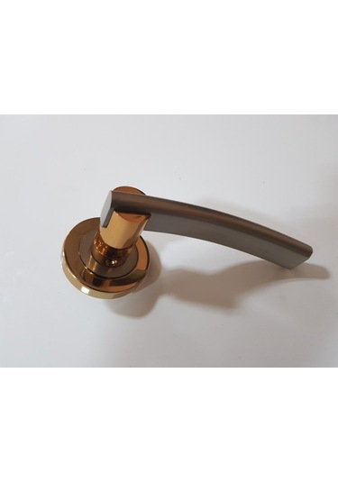 Çelik Kapı Kolu Rozetli Elit Albrifin Saten Sağ