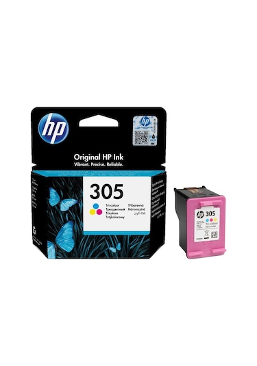 Hp 305 Siyah 3Ym61Ae Hp 305 Renkli 3Ym60Ae Kartuş Deskjet 2320 2710 Siyah
