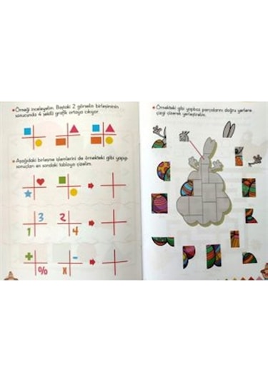 Dikkat Güçlendirici ve Zeka Geliştirici Etkinlik Seti 4 - 6 Yaş